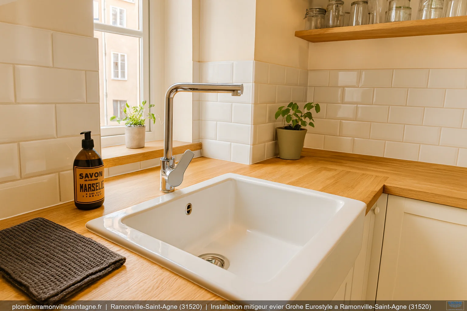 Installation mitigeur evier Grohe Eurostyle a Ramonville-Saint-Agne (31520)