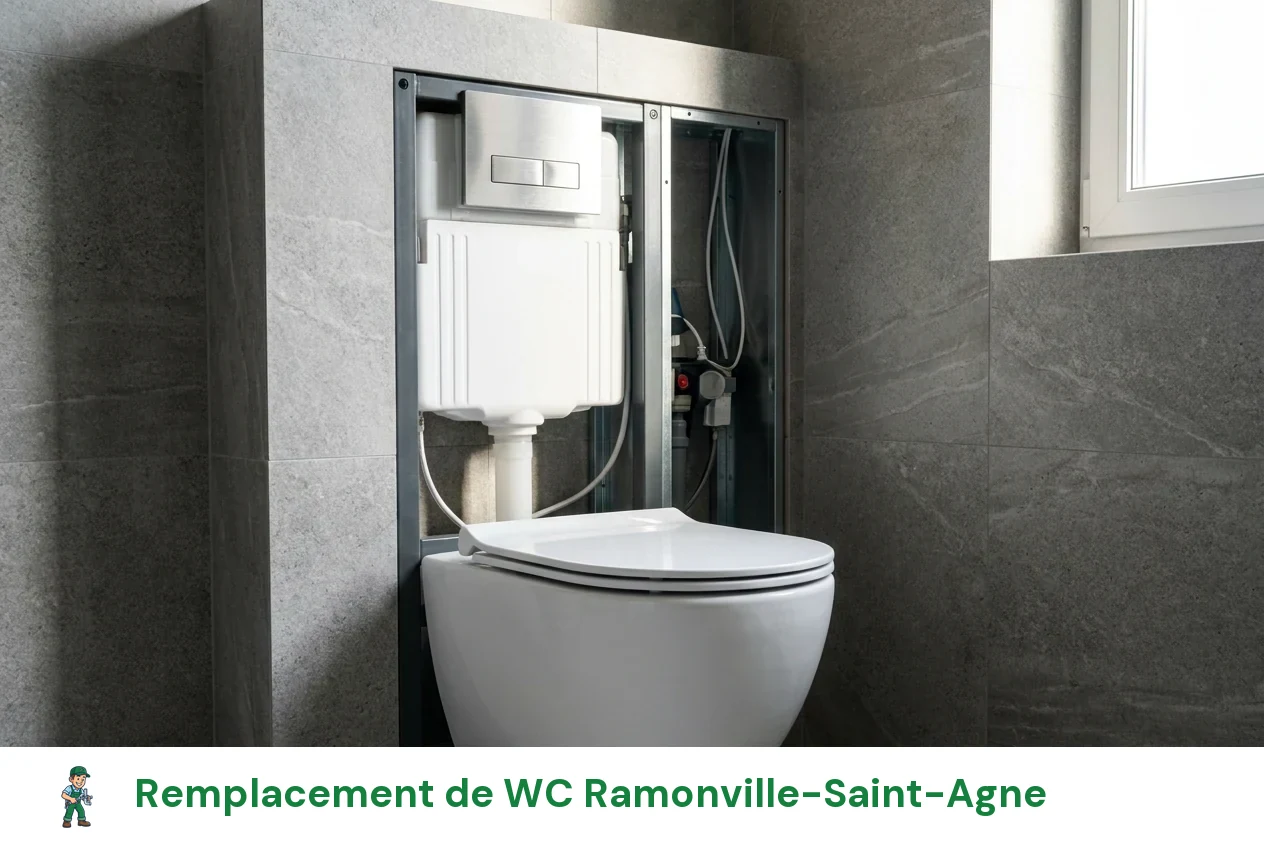 Remplacement de WC à Ramonville-Saint-Agne