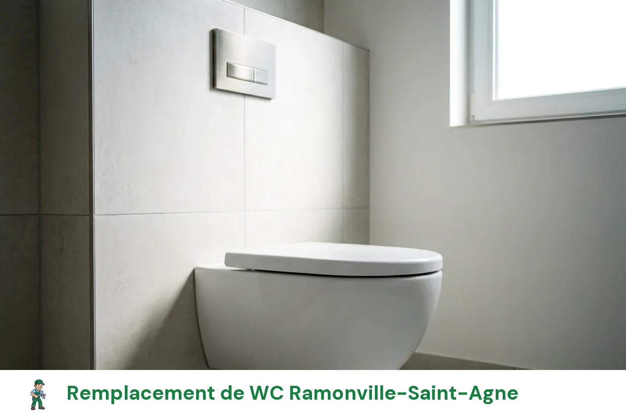 Remplacement de WC à Ramonville-Saint-Agne