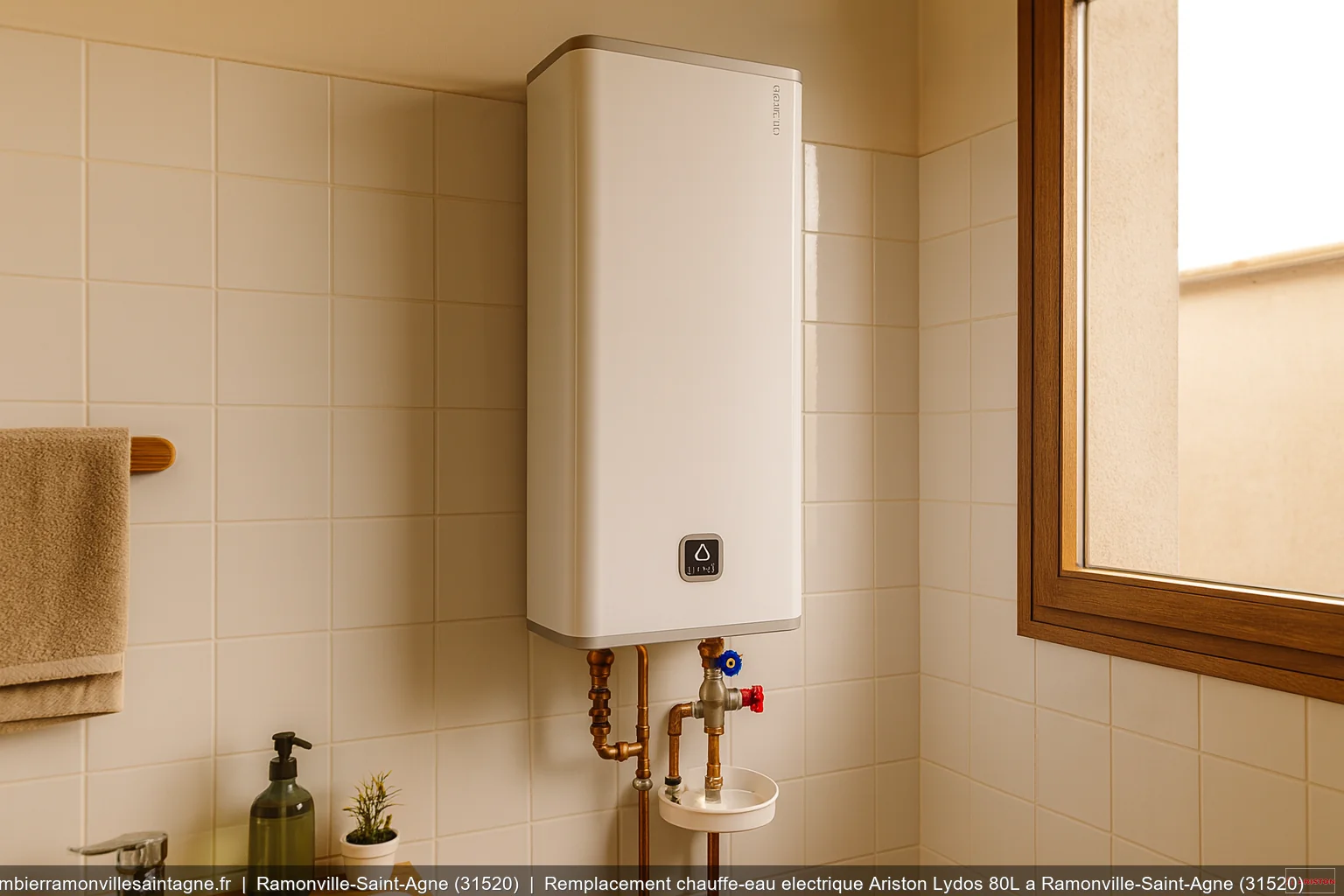 Remplacement chauffe-eau electrique Ariston Lydos 80L a Ramonville-Saint-Agne (31520)