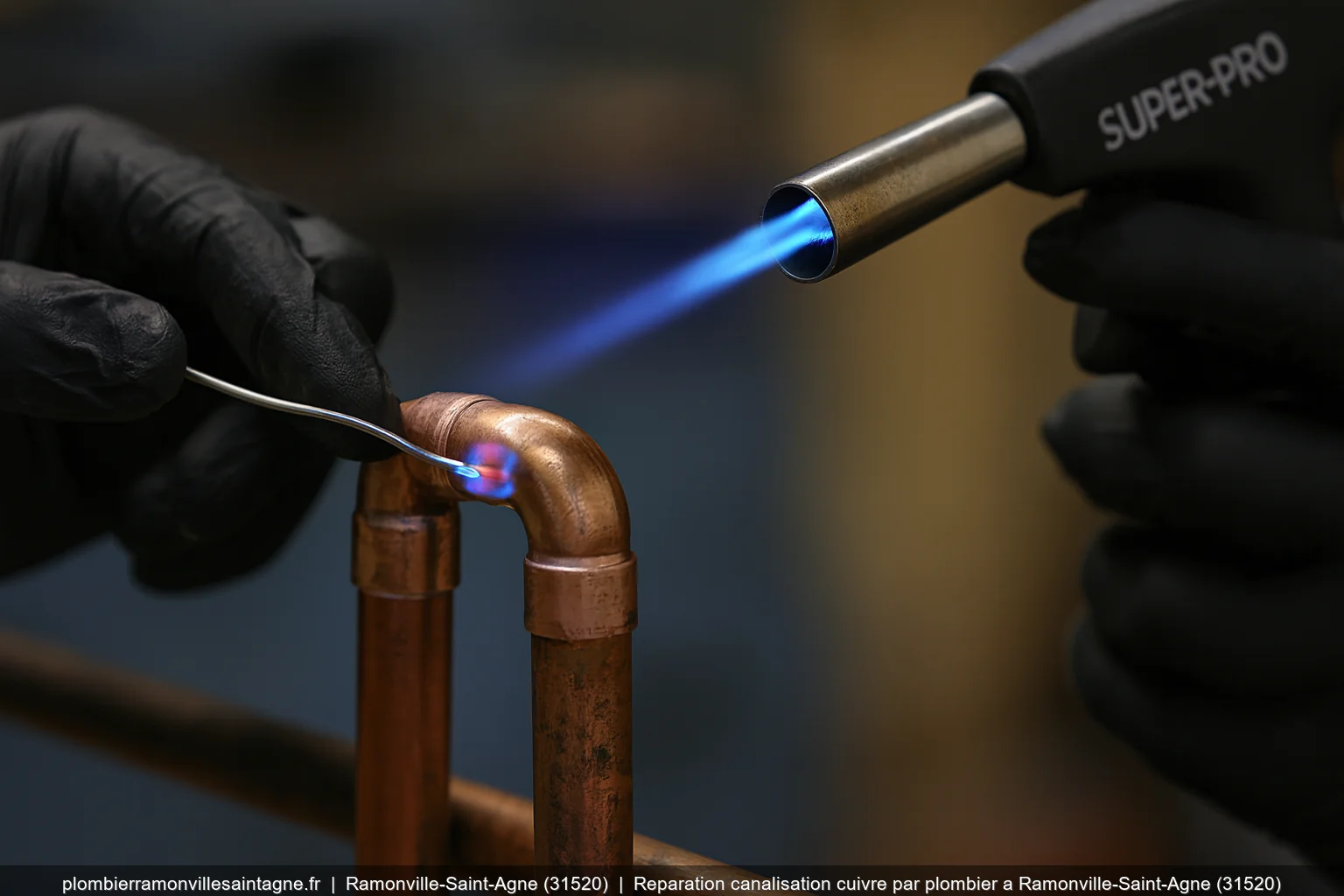 Reparation canalisation cuivre par plombier a Ramonville-Saint-Agne (31520)