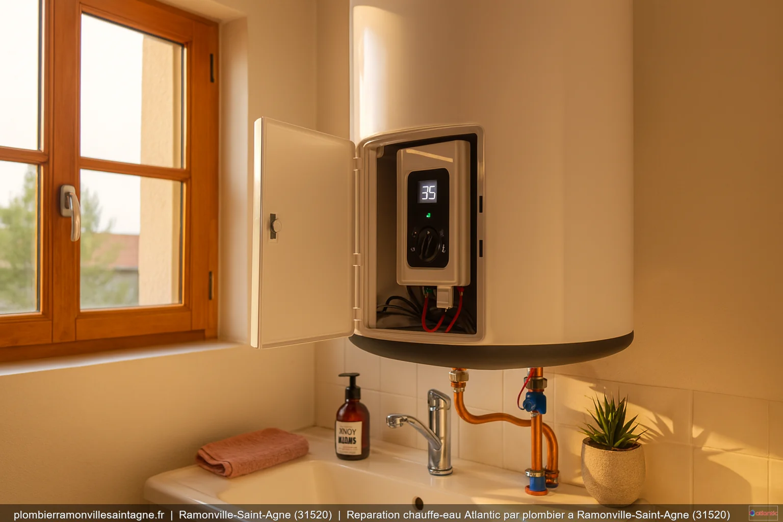 Reparation chauffe-eau Atlantic par plombier a Ramonville-Saint-Agne (31520)